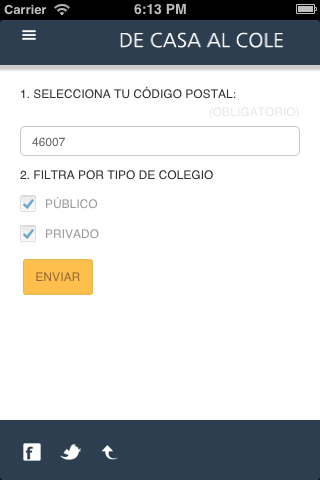 Página de entrada